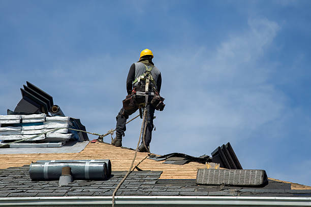 Professional Emergency Roof Repair technician working in Mooresville, NC
